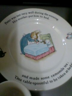 peter rabbit plate