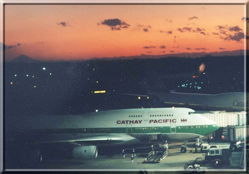 成田空港からの富士山