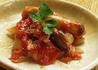 きのことトマトのマリネ