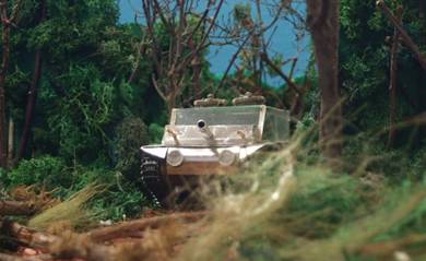 マシン樹海走行