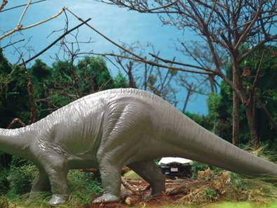 ディプロドクス、通せんぼ