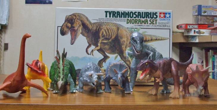 恐竜モデル群(大)