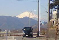 山北町から見た富士山
