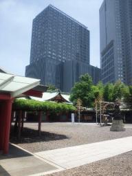 日枝神社から見たザ･キャピトルホテル東急