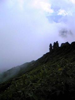 07年7月大雪山黒岳岩