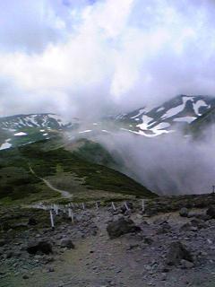 07年7月大雪山黒岳頂上１