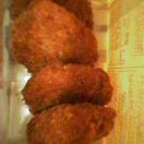 袋の中でおとなしく整列するコロッケ隊。