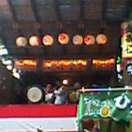 お囃子隊、お仕事中。