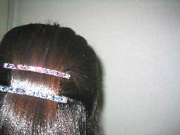 上がパープルで下がブルー。