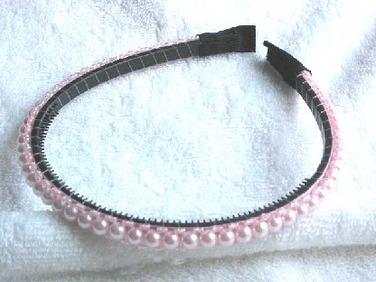 ぷりぷりパールのカチューシャ！