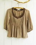 small-puff　sleeve gathered　blouse.jpg