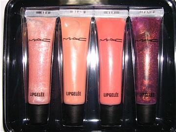 MAC ドレスセッツ：4リップジェリー