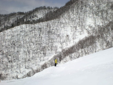 雪原にたたずむ私