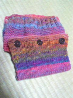 手編みのおむつカバー
