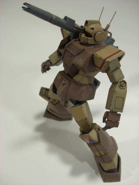 BANDAI - アクト・ザクとジム・キャノン アフリカ戦線仕様 ガンダム」ジム・キャノンが“アフリカ戦線仕様”でフィギュア化