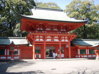 氷川神社楼門