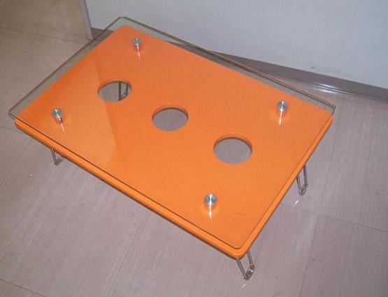 スキマ・ディスプレイテーブル　オレンジ1