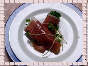 生ハムの前菜