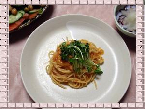 カニクリームパスタ
