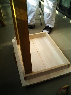 papa木工作品（ミシン台工程2）