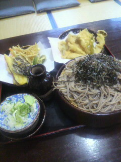 いづる野菜天そば