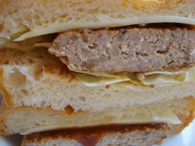 ハンバーグサンド