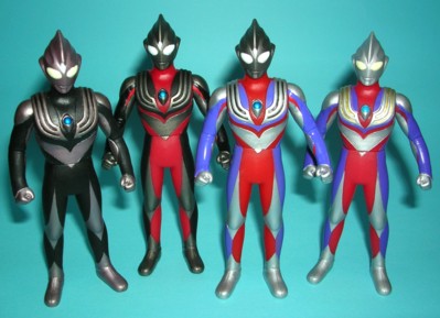 ウルトラマンティガ ティガダーク ブルマァク マルサン バンダイ 円谷