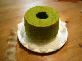 シフォンケーキとトトのしっぽ