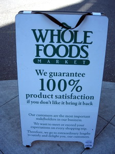 Whole Foods　看板