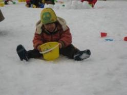 雪楽しい～～♪