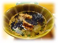 へしこの出汁茶漬け