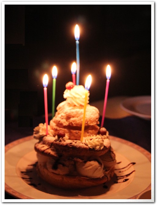 A様より記念日のケーキ