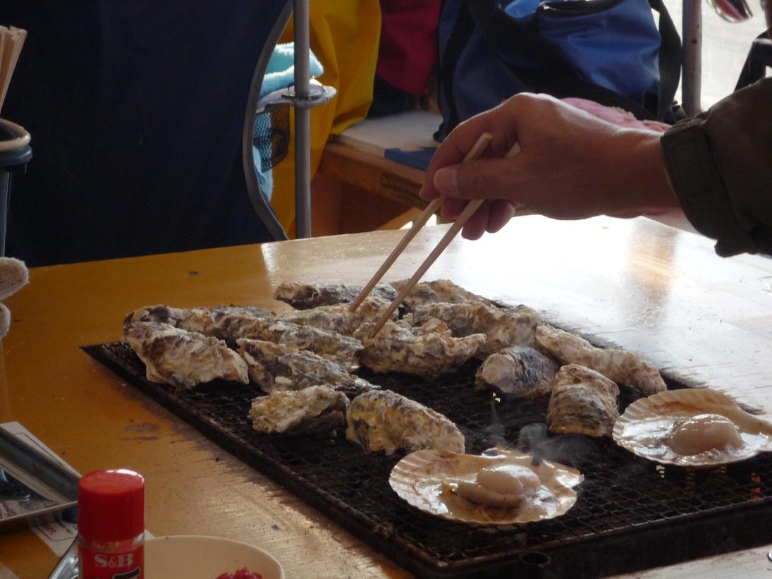 美味そうな牡蠣