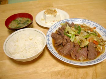 夕食