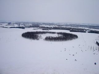 冬のモエレ沼公園