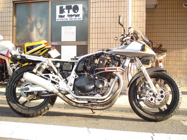 改造 カタナ 油冷 エンジンスワップ