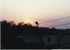 ネパール最後の夕日