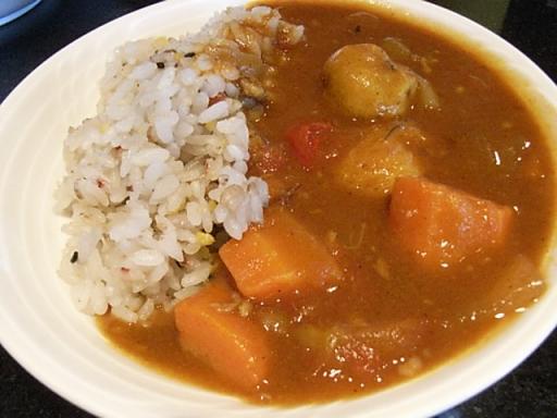 根菜カレー・五穀バターライス