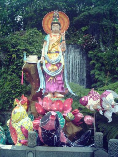 龍山寺　新年のランタン