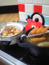 お料理中・・・