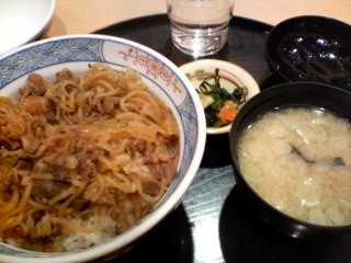 おいしい牛丼ヽ(^o^)丿