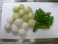 野菜の準備