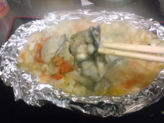 牡蛎ステーキ090112