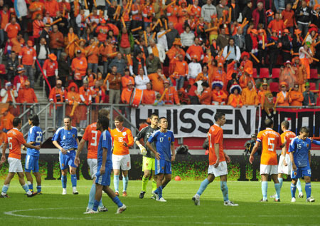 日本、オランダに完敗