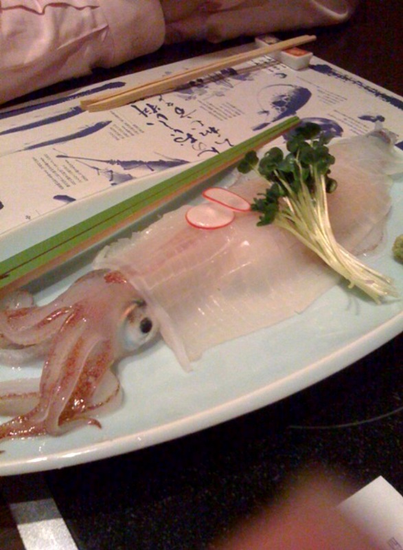 佐賀 呼子のいか活け造り
