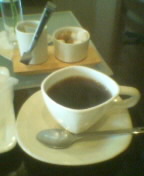 コーヒーカップはちょっと変わったかたち