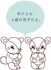 双子のリスクマ