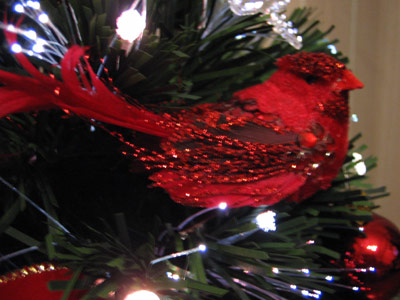 クリスマスの飾り（鳥）