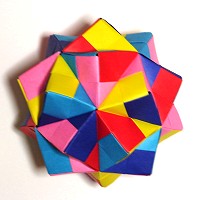 ユニット折り紙（薗部式の変形ユニット）／その４