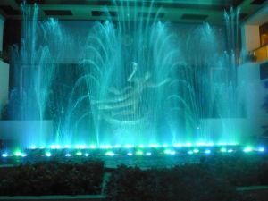 grand indonesia噴水ショー青